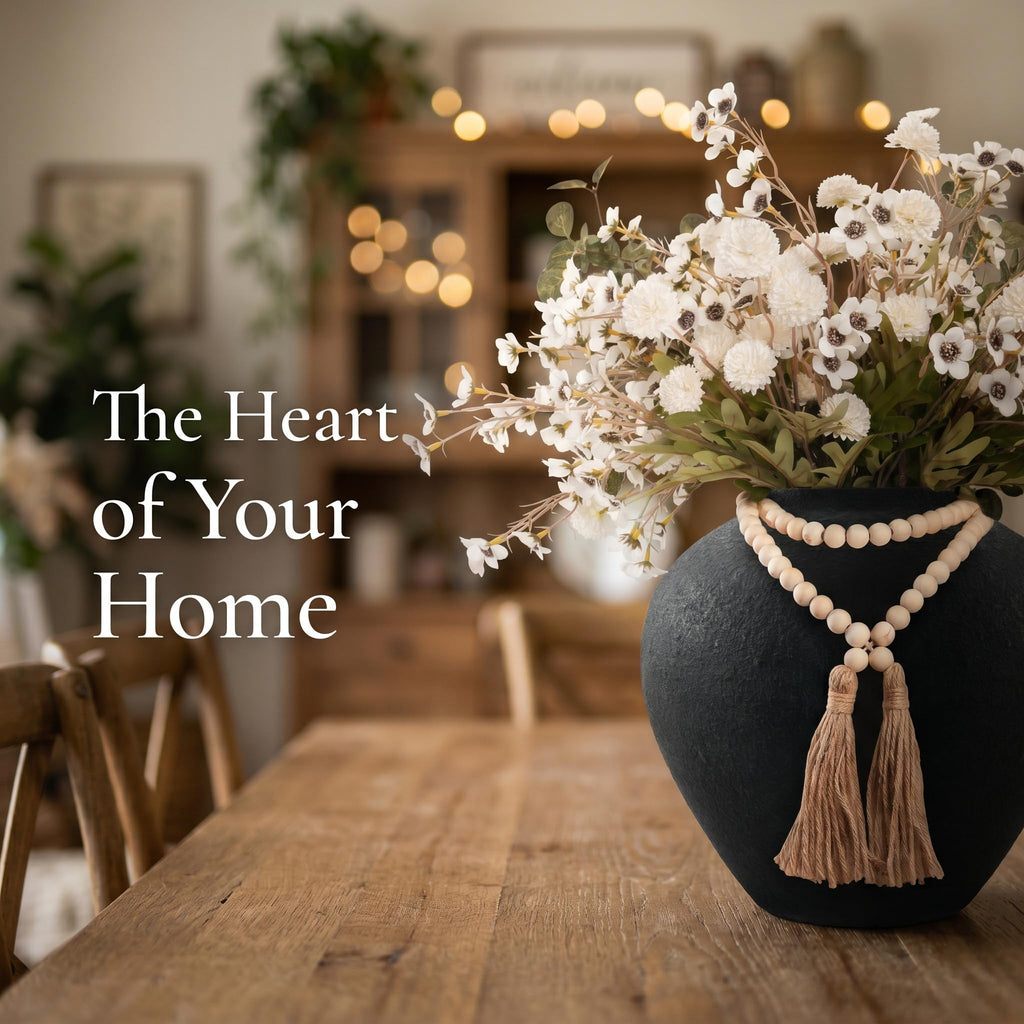 22" H Faux Silk Mums Flower Arrangements in Round Black Vase Home Decor, 22Pcs Fake Mums Eucalyptus Wild Flowers