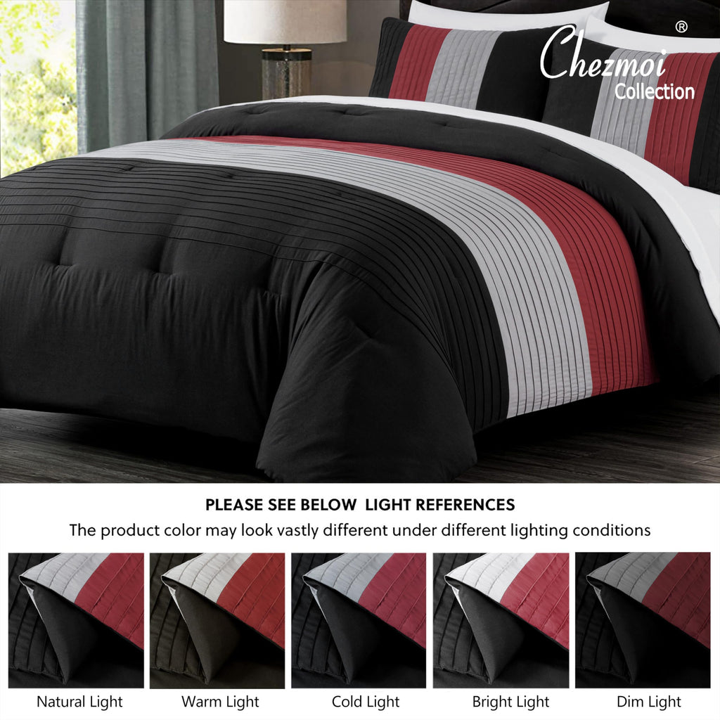 Briar 7-Piece Bed in a Bag - All Season Lightweight Microfiber Comforter Set - Includes Sheets & Shams