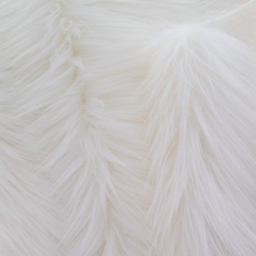 LONGFUR-White-BTY, 60 inches