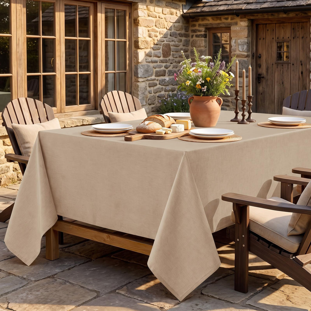 Textured Table Cloth Rectangle 60x84 Inch Kitchen Decor