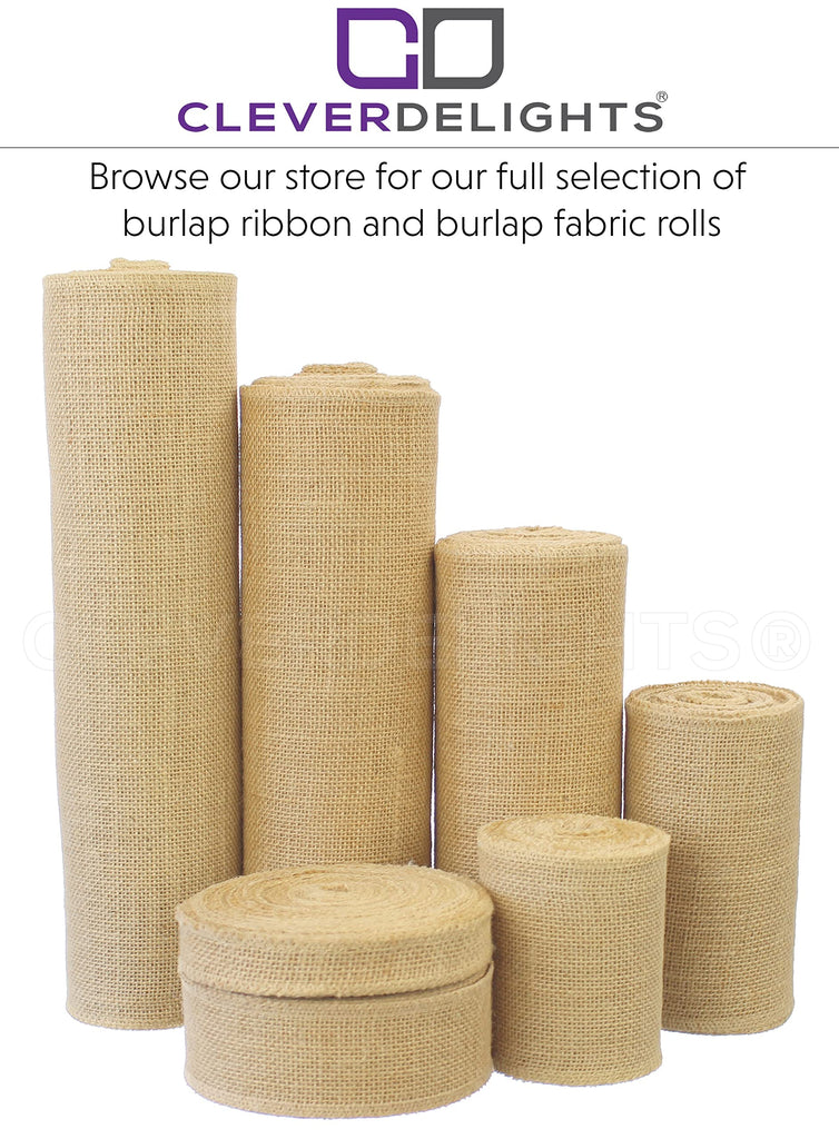 9" Premium Burlap Roll - 100% Jute (50 Yard Roll)