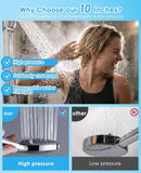 High Pressure Rainfall Shower Head with Handheld Spray Combo