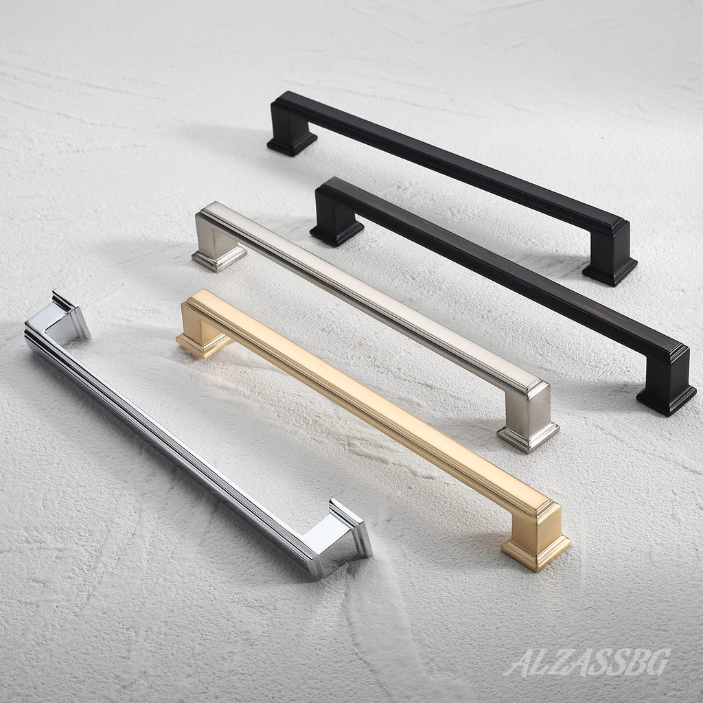 7-1/2" Brushed Brass Cabinet Pulls and Handles 10 Pack, AL3071BB