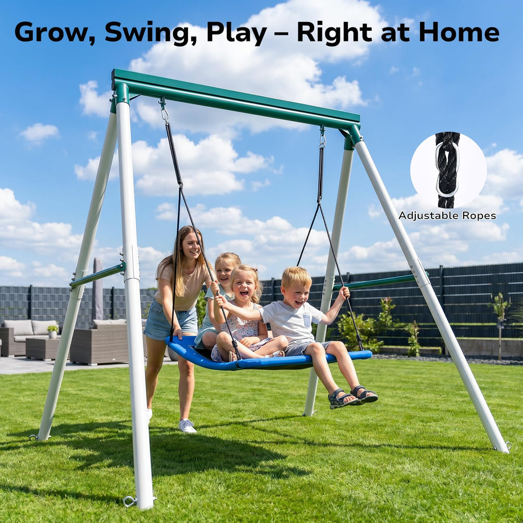 Heavy Duty Saucer Swing with Stand