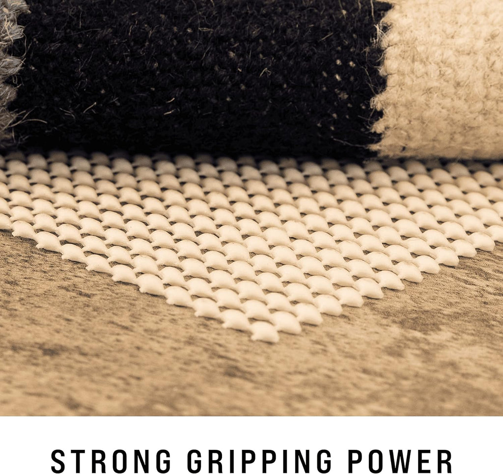 Ultra Stop Low-Profile Non-Slip Rug Pad for Area Rugs and Runner Rugs, Rug Pad for Hardwood Floors 3 x 5 ft - Set of 15