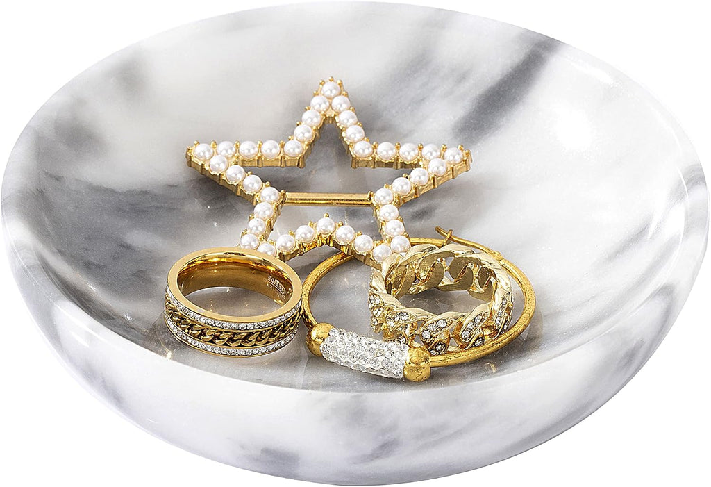 Marble Jewelry Dish - Rings Holder