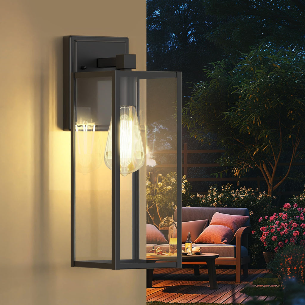 16in Outdoor Light Fixture Wall Mount, Exterior Porch fixtures 1 Pack