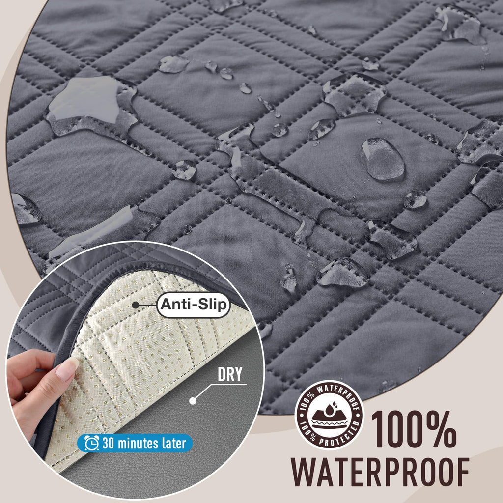 Waterproof Loveseat Covers for Dogs, Non Slip Couch Cover, 54''