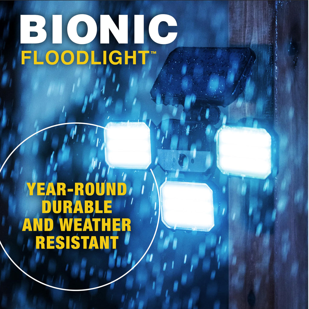 Bionic Flood Light ASON TV, Solar Lights Outdoor Waterproof- 50% Brighter 108 COB-LED's w/Motion Sensor 180° Swivel