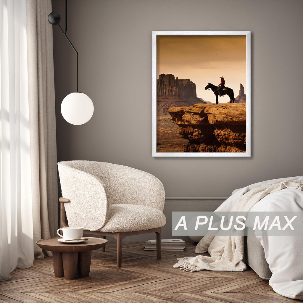 24x36 Picture Frame White Light Weight Wall Mount