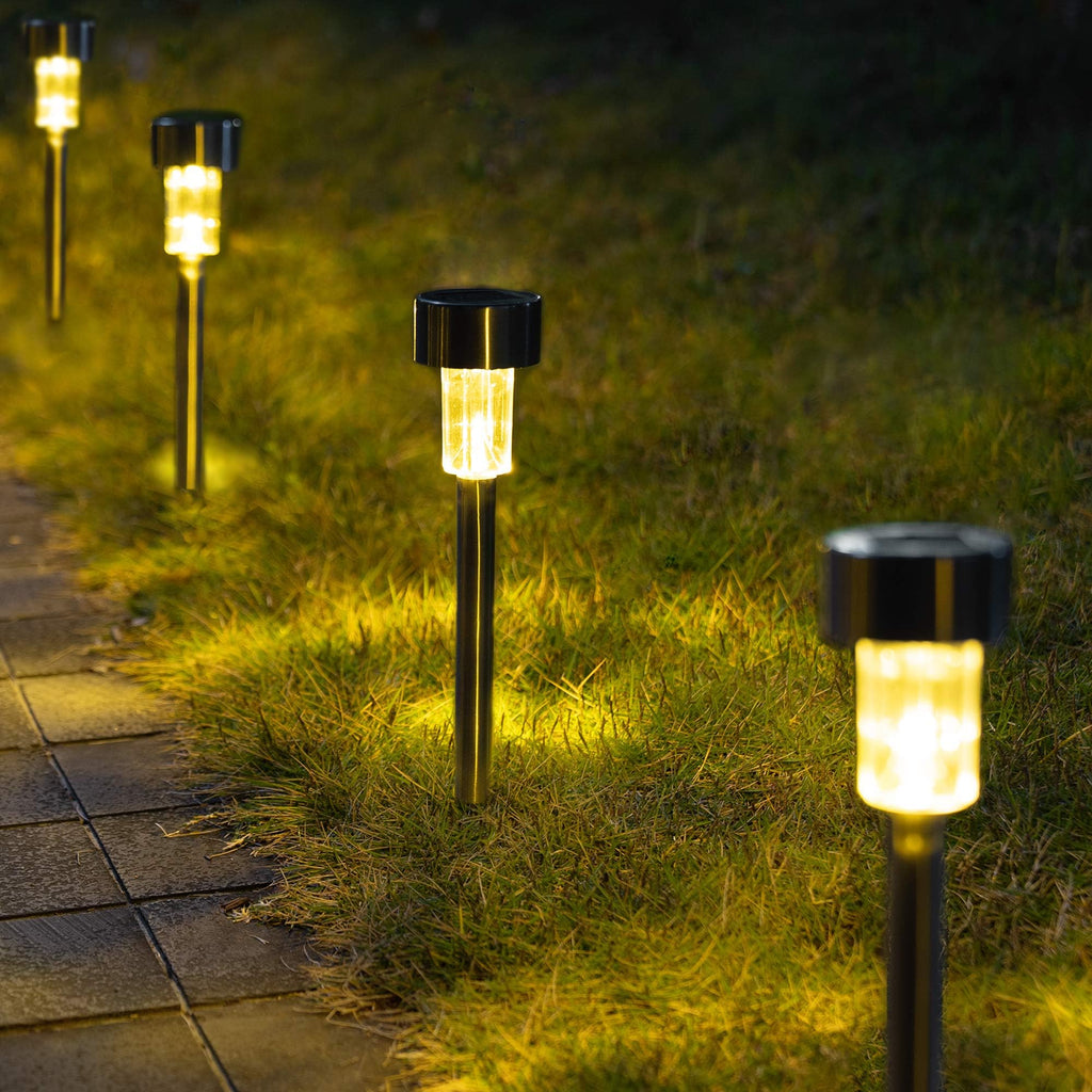 Outdoor Waterproof Solar Pathway Lights, 20 Pack Warm White