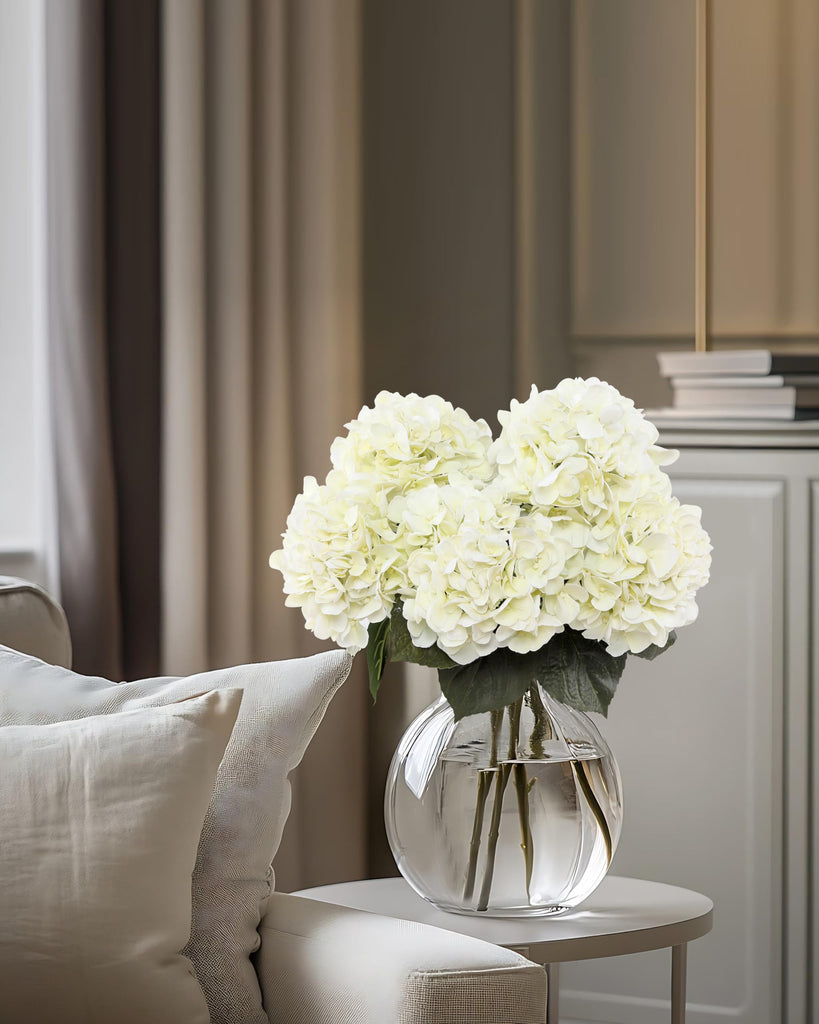 3Pcs White Artificial (Ivory White)