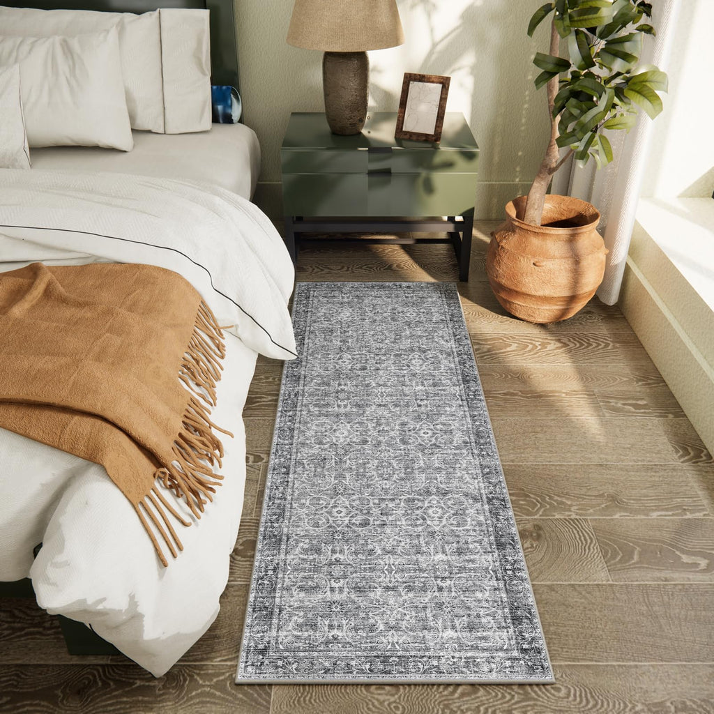 Machine Washable Hallway Runner Rug: 2'x6' Kitchen Rugs