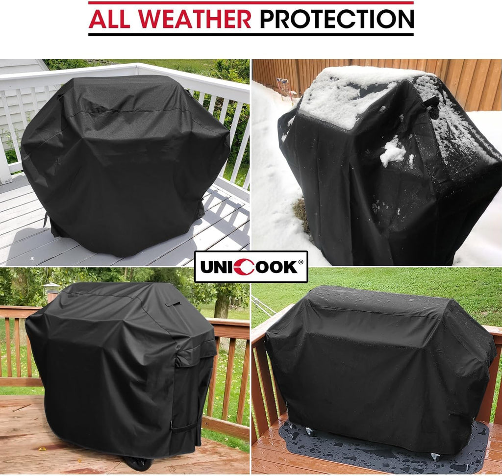 Heavy Duty Waterproof Barbecue Gas Grill Cover, 65-inch BBQ Cover, Special Fade and UV Resistant Material, Durable