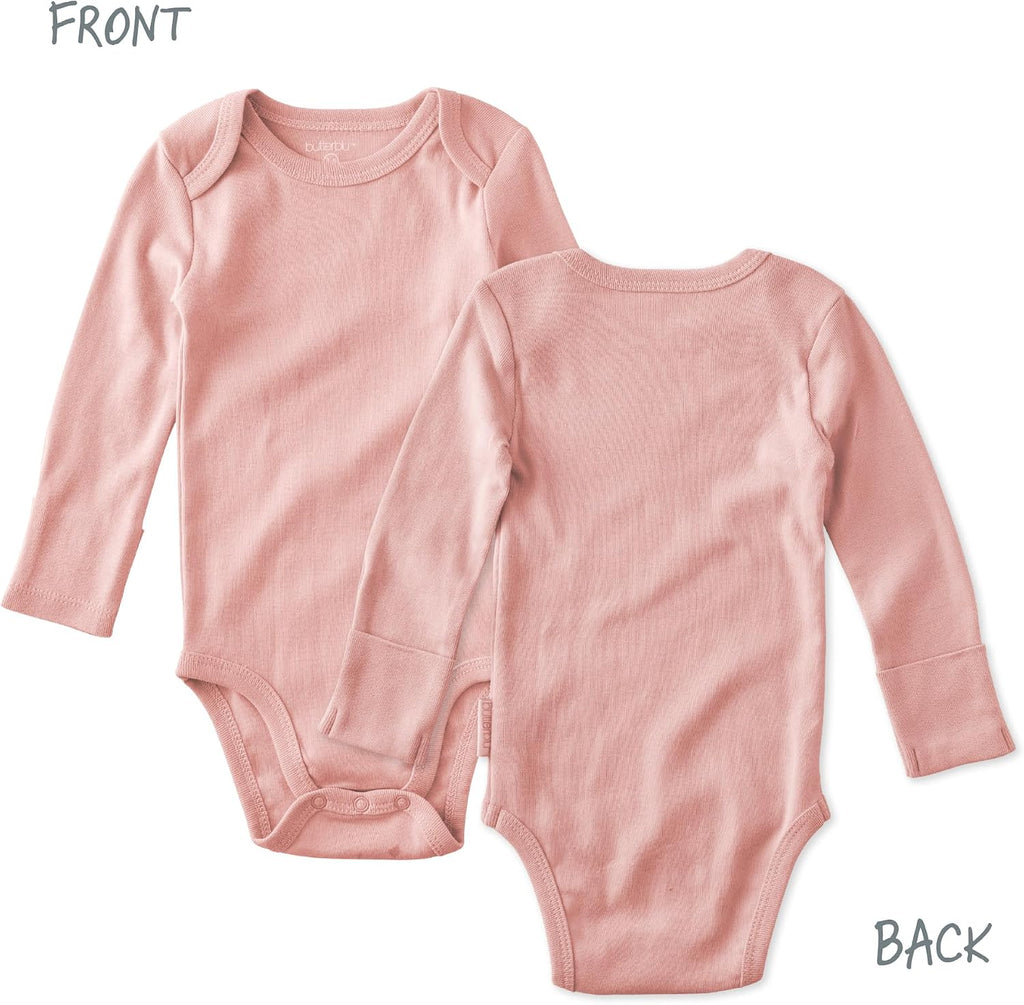 Blake Pack Long Sleeve Bodysuits 100% Organic Cotton, Unisex