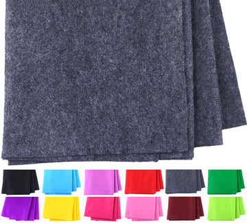 Soft Felt Fabric 36"x54" 1.4mm Thick for DIY, Sewing, Bulletin Boards, Craft Projects (Wood Gray, 1 Yard)