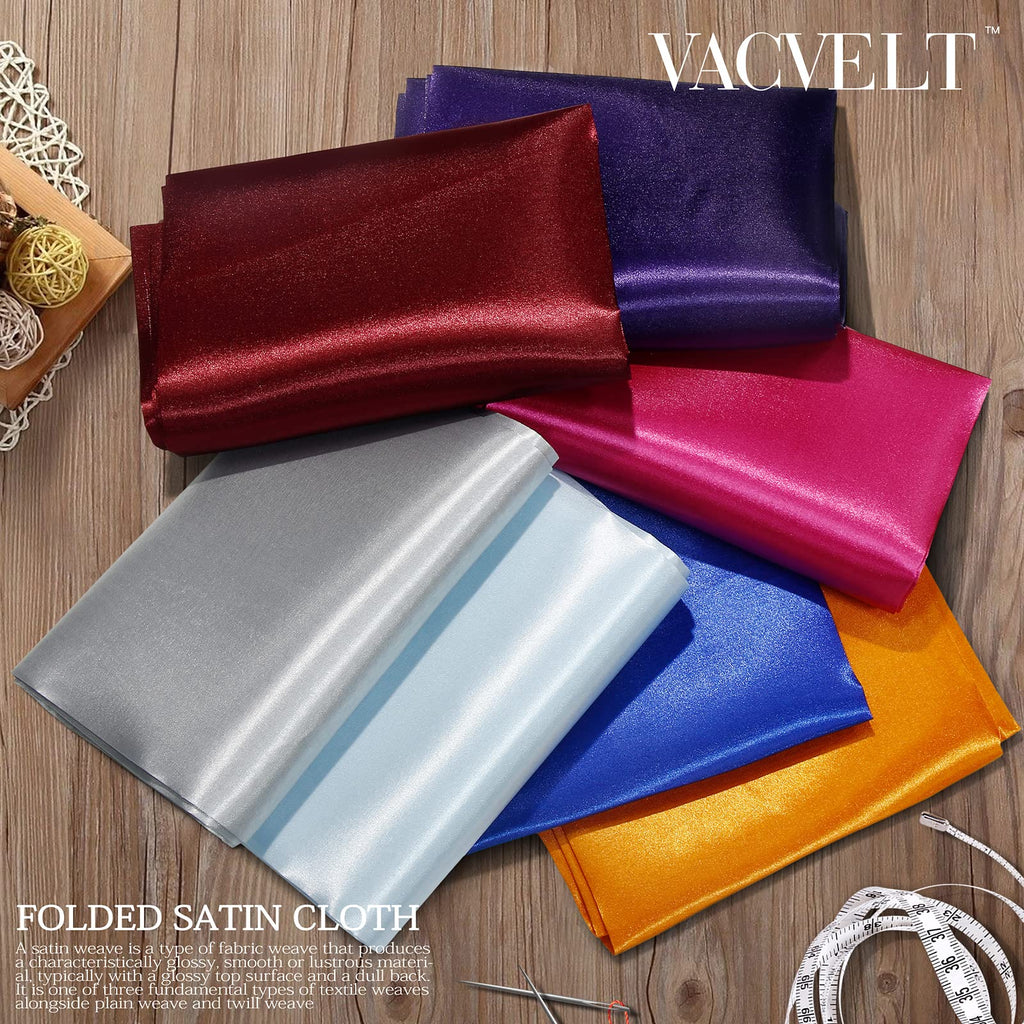 Gold Satin Fabric by The Yard 60 Inch Wide (1 Yard)