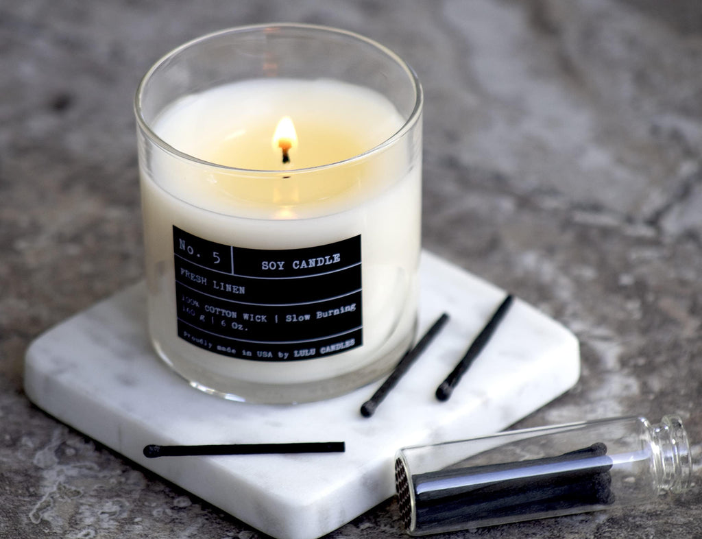 Jasmine, Oud & Sandalwood | Luxury Scented Soy Jar Candle | Hand Poured in The USA | Highly Scented Long Lasting (6
