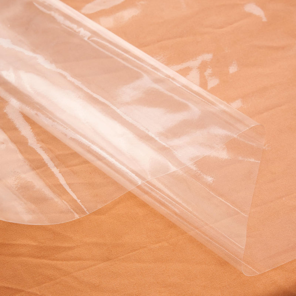 Clear Plastic Tablecloth Protector Rectangle Square 70x70 inch Waterproof Oilproof Stain Resistant Wipeable Table