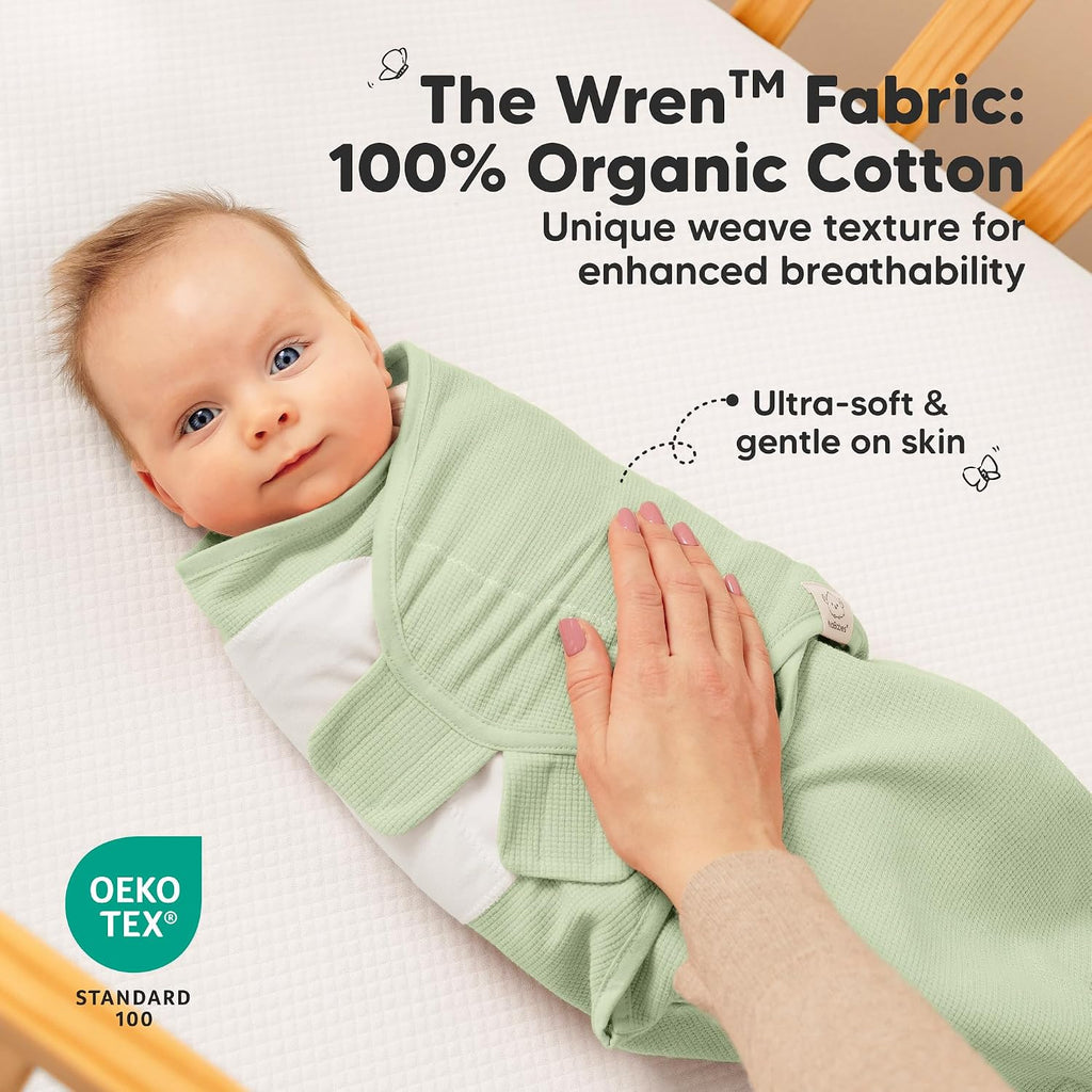 Pack Organic Swaddles for Newborns, Baby Swaddles (Ripple)