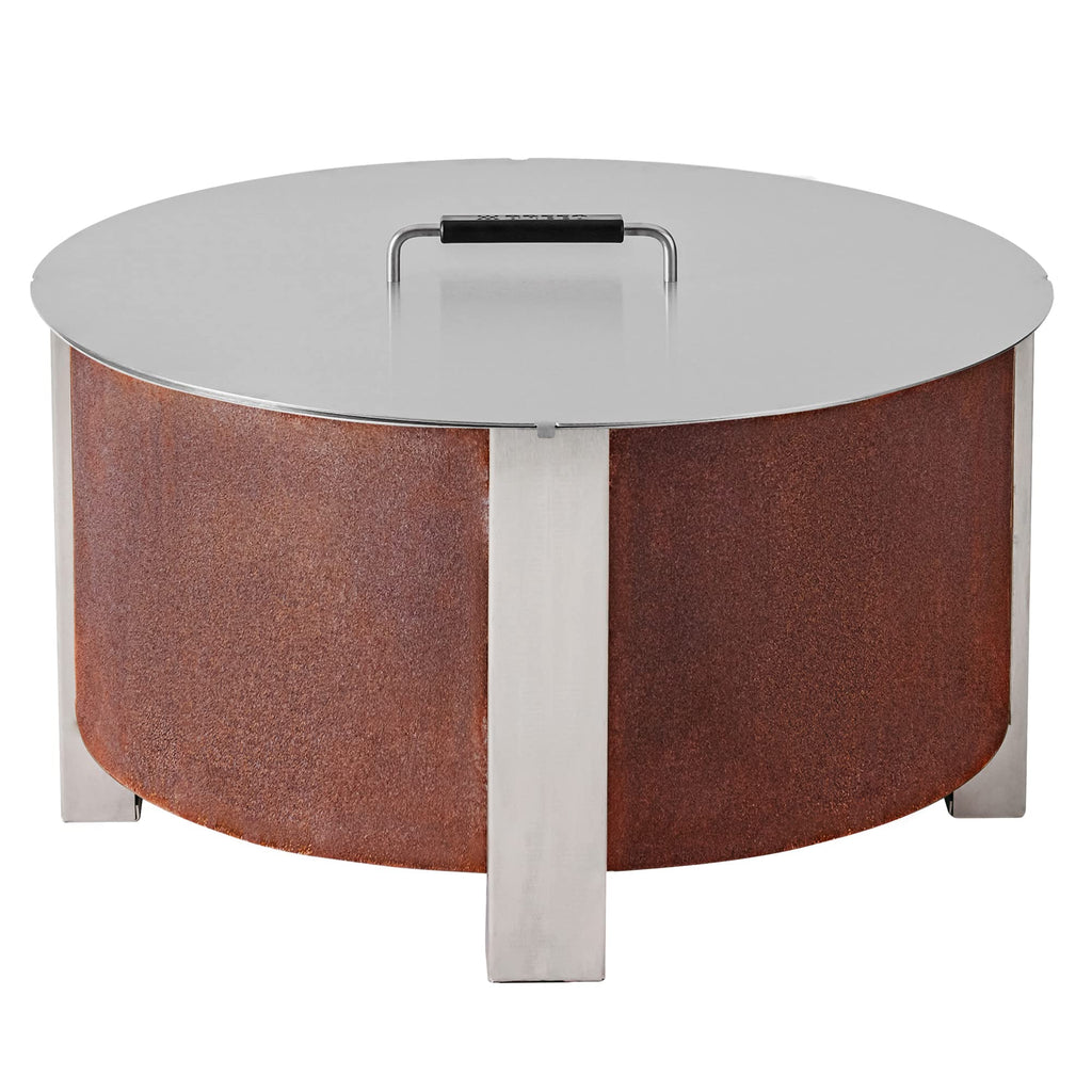 X Series Lid 24 - Stainless Steel Fire Pit Cover & Firepit Lid