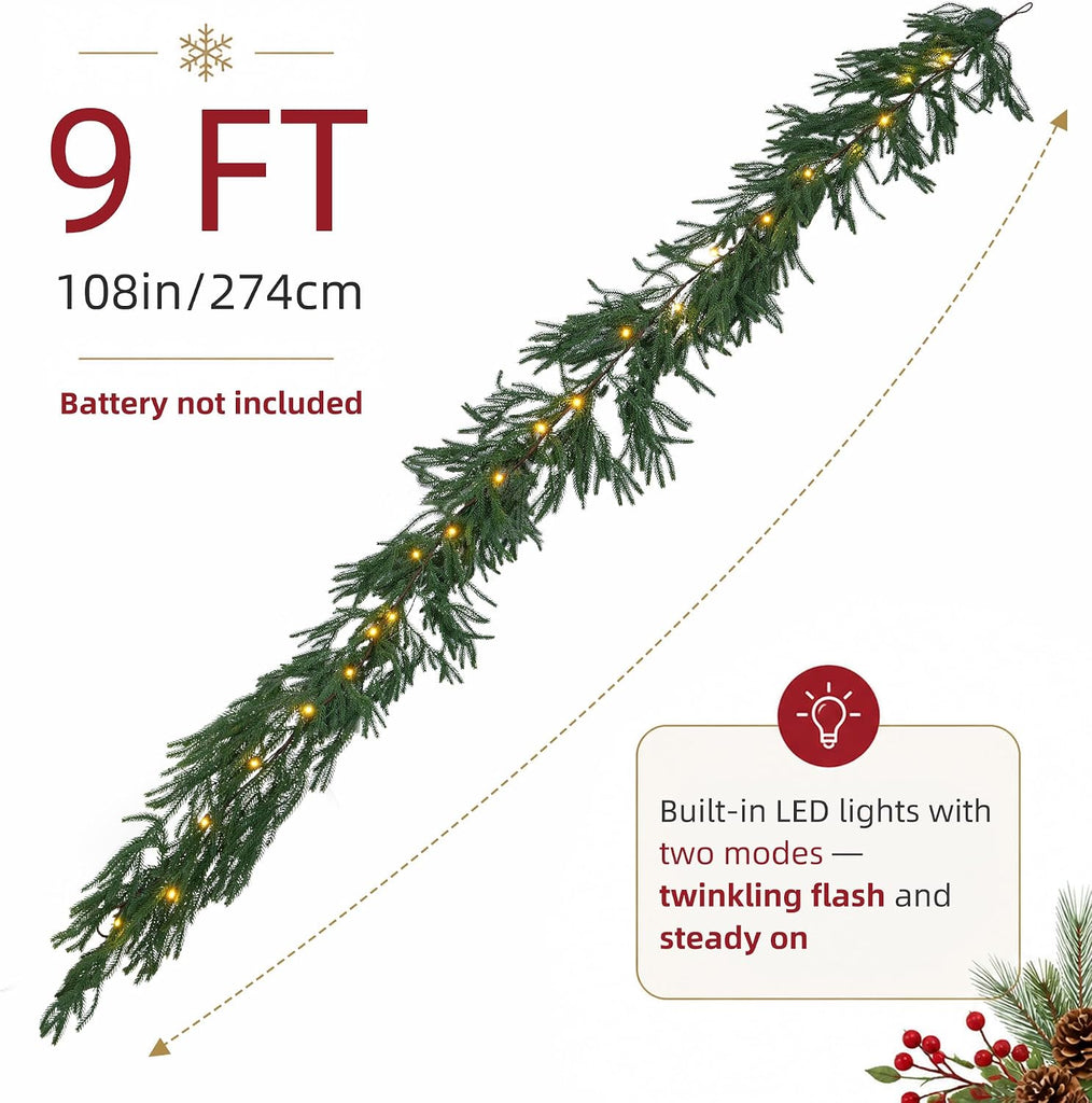 Pre-Lit Norfolk Pine with LED Lights