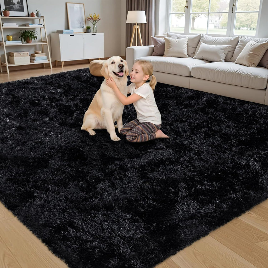 8x10 Area Rugs for Living Room Rug Washable: Abstract Large Rug for Dining Room Bedroom Carpet Non Slip 8 by 10