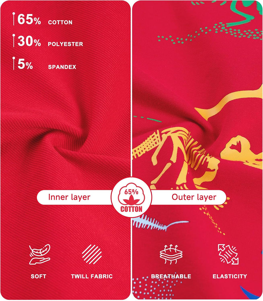 Kids Dinosaur Hoodie, Boys Girls Zip Up Sweatshirt Pullover