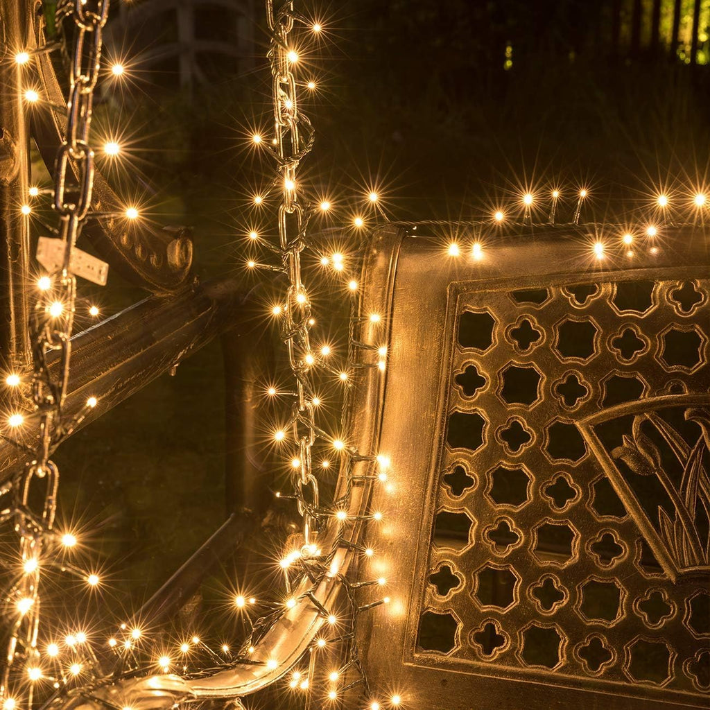1000 LED 82 ft Christmas Cluster Lights Xmas String Lights Warm White