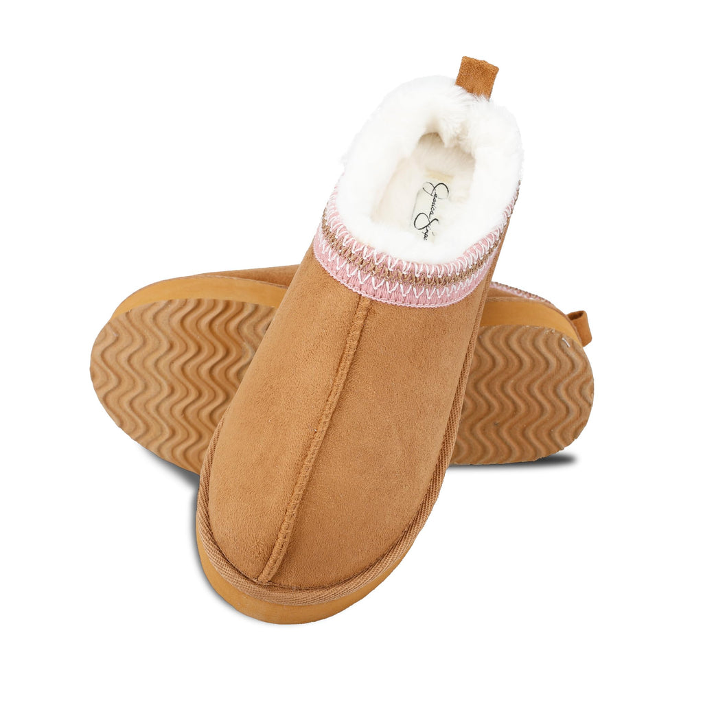 Women's Microsuede Clog Platform Slipper