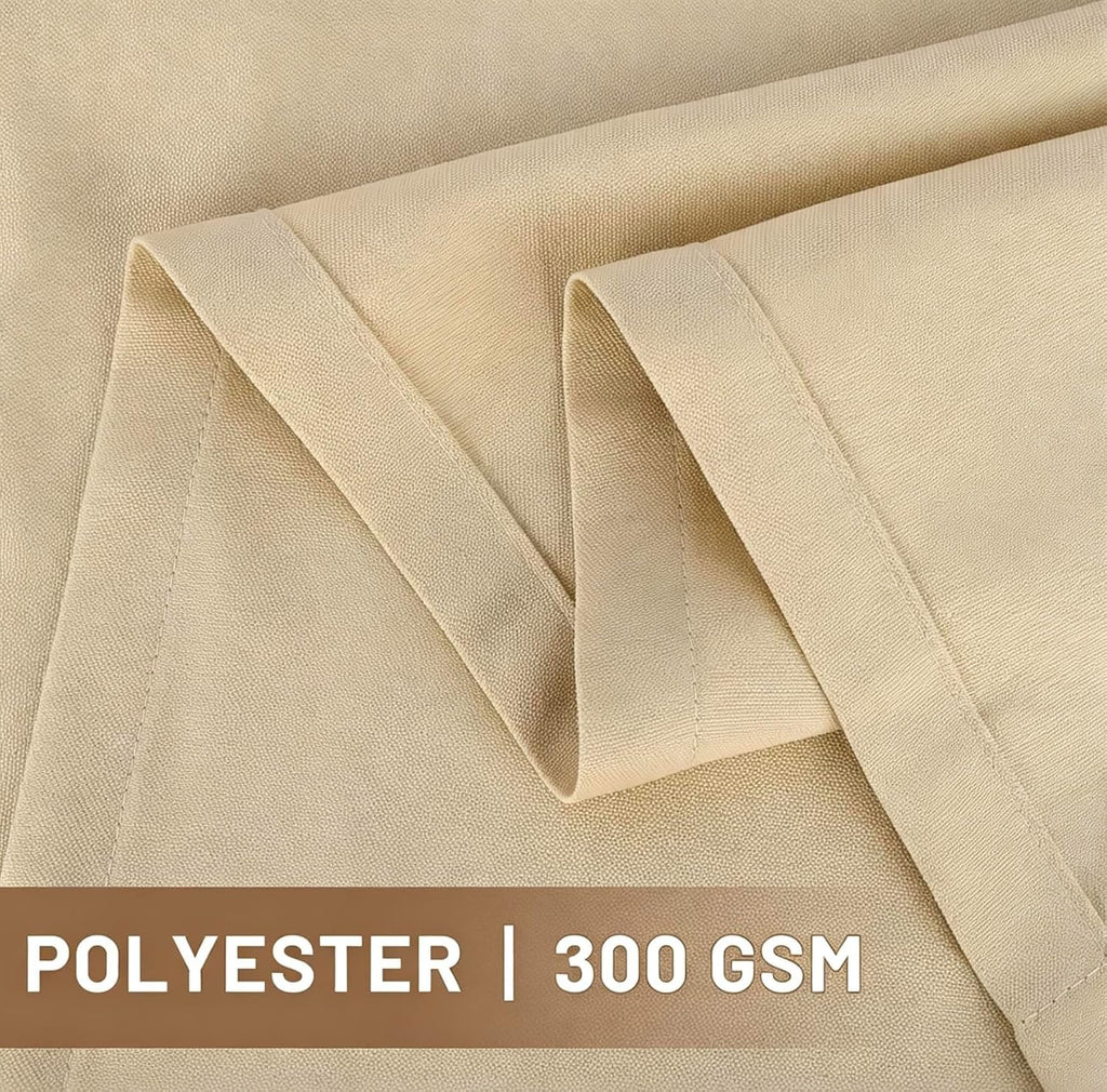 2 Panels Waterproof Outdoor Curtains 300 GSM , Privacy Outside Weatherproof Curtains, Grommets Top for Porch Pergola