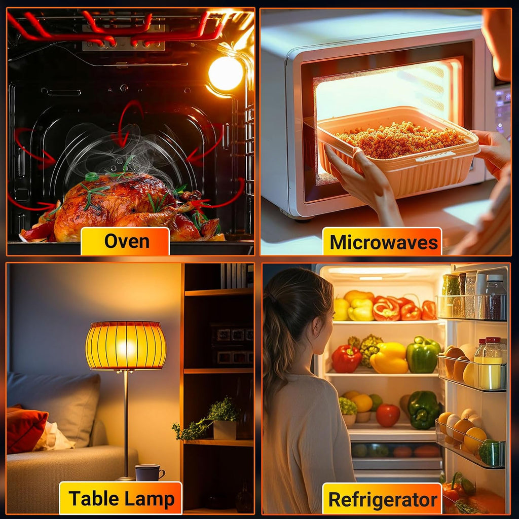 Oven Light Bulb G45 40W 120V Oven Light Bulb Replacement E26 Base