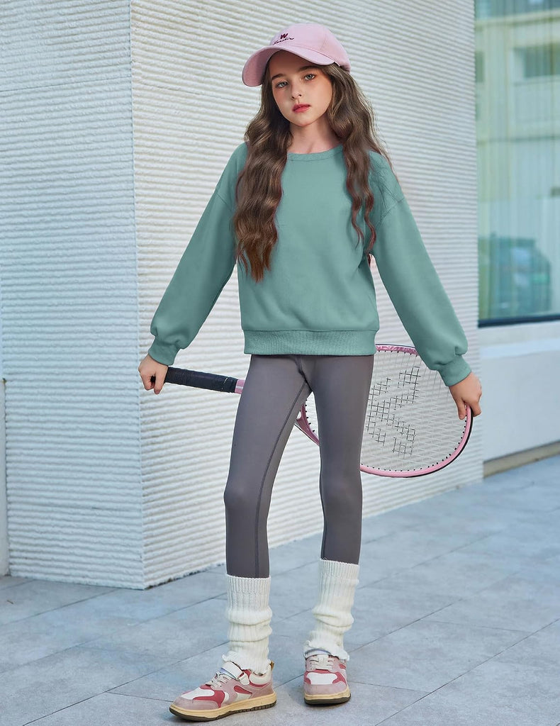 3 Pack Girls Sweatshirt Oversized Hoodies Quarter zip Pullover Top