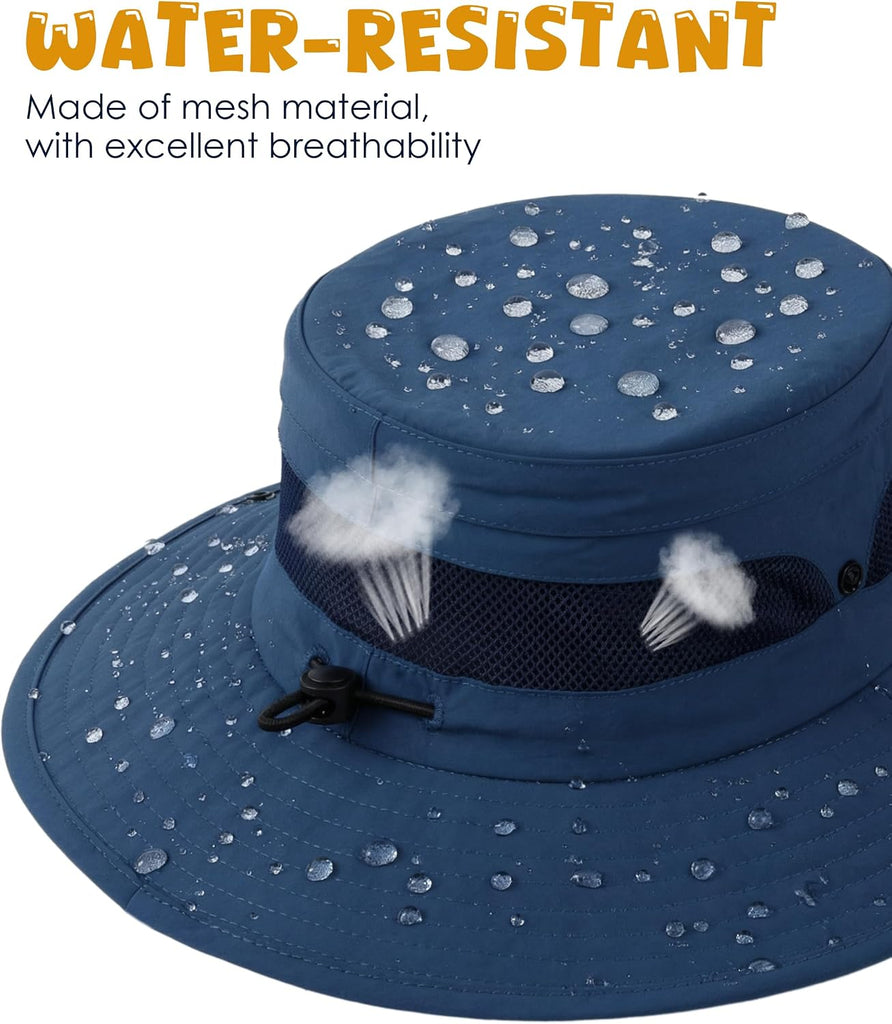 Kids Sun Hat UPF 50+ Toddler Bucket Summer Hat Fishing Outdoor