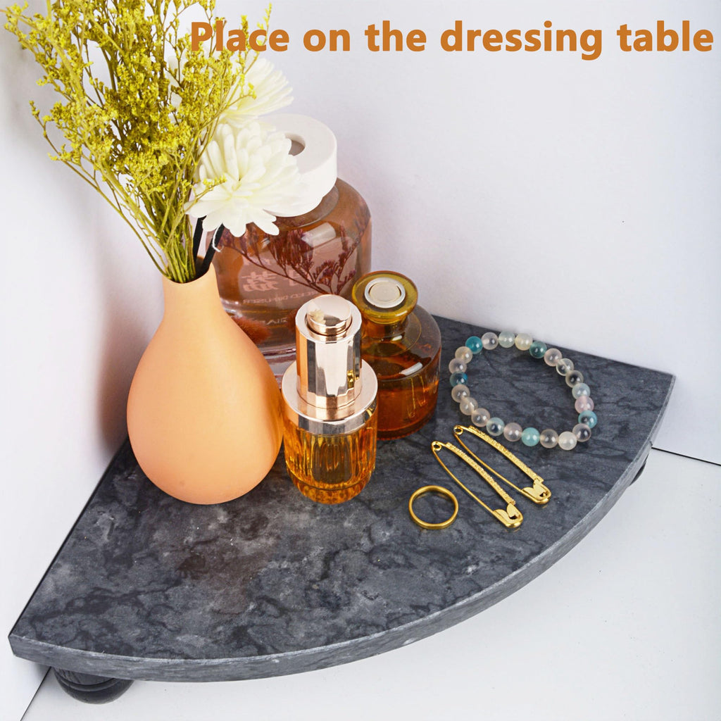 Marble Riser Decor Pedestal Tray, Decorative Marble Riser For Decor Display, Decorative Pedestal Stand Counter Decor