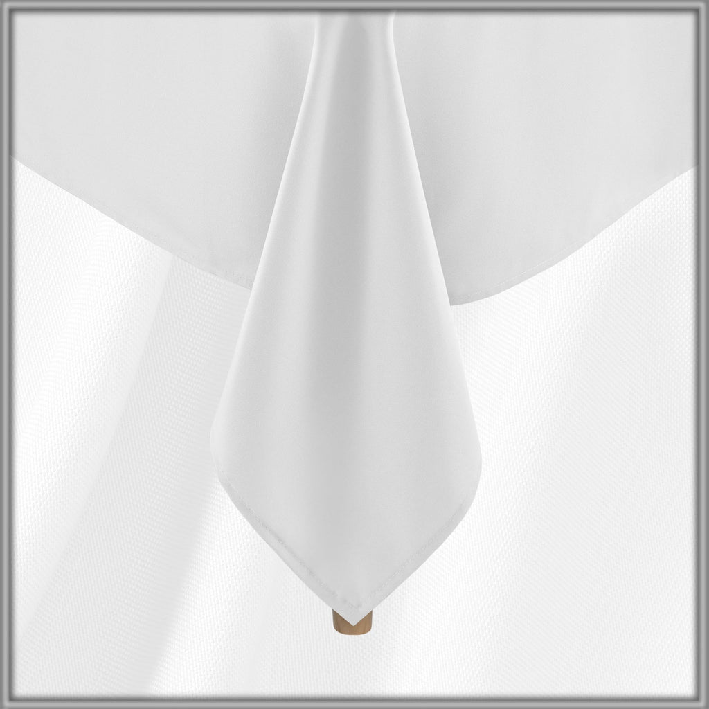 60 x 102 Inch Rectangular Tablecloth, Washable Polyester Fabric Table Cloth for Dining Tables, Parties, Restaurants