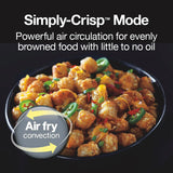 Simply-Crisp Air Fryer Toaster Oven Combo with 4-in-1 Functionality (Air Fry, Bake, Broil & Toast), 1200 Watts, Fits 4