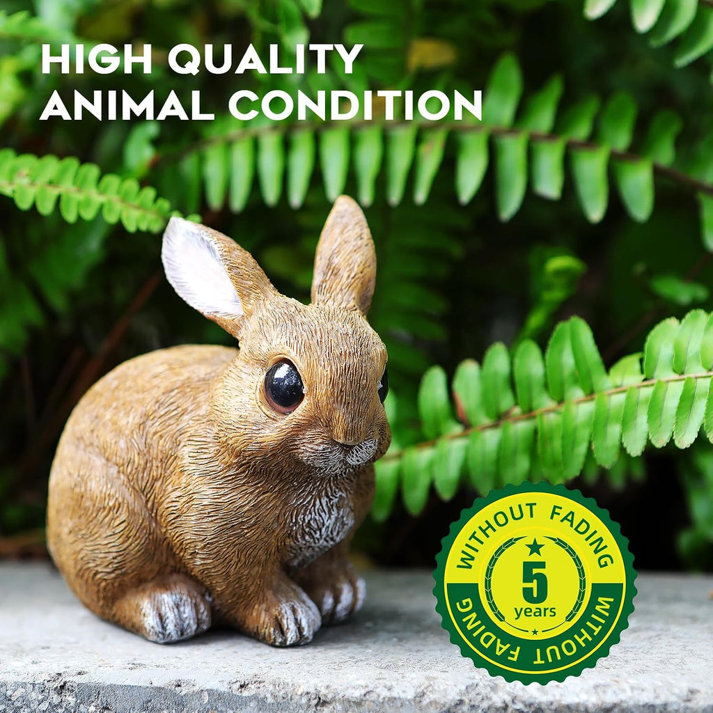 Bunny Decor Resin Easter Garden Statues Outdoor Indoor Home Yard - Set of 3