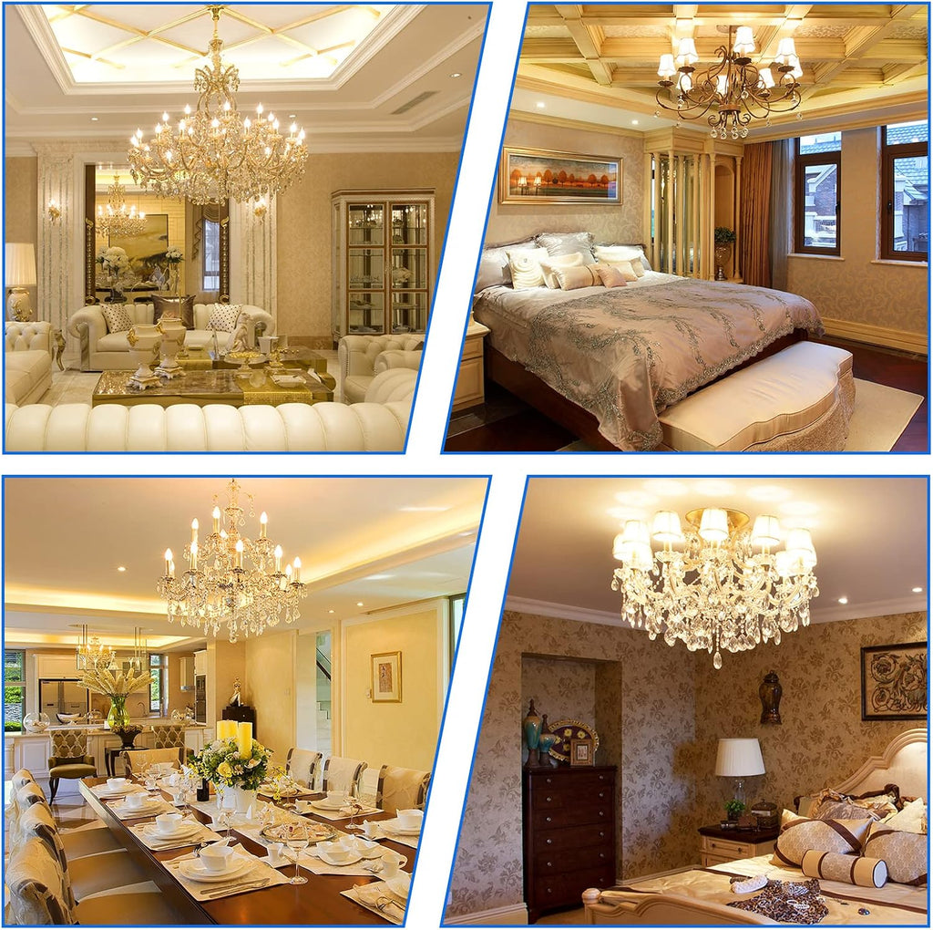 5W JD T4 LED Bulb Dimmable Mini Candelabra - E11 Base 50 Watt Equivalence UL Certification Ceilings, Ceiling Fans
