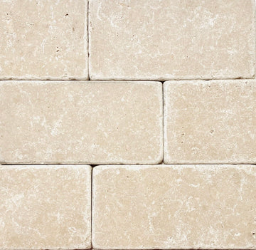 3x6 Light Travertine Tumbled Antiqued Wall Floor Natural Stone Tile (40)