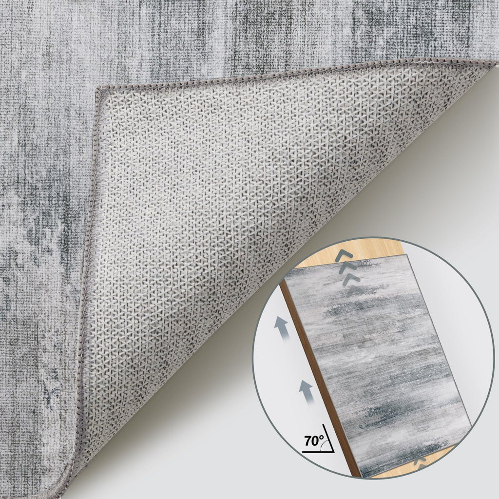 Abstract 3x10 Hallway Runner Rug, Modern Non Slip Runner Rugs