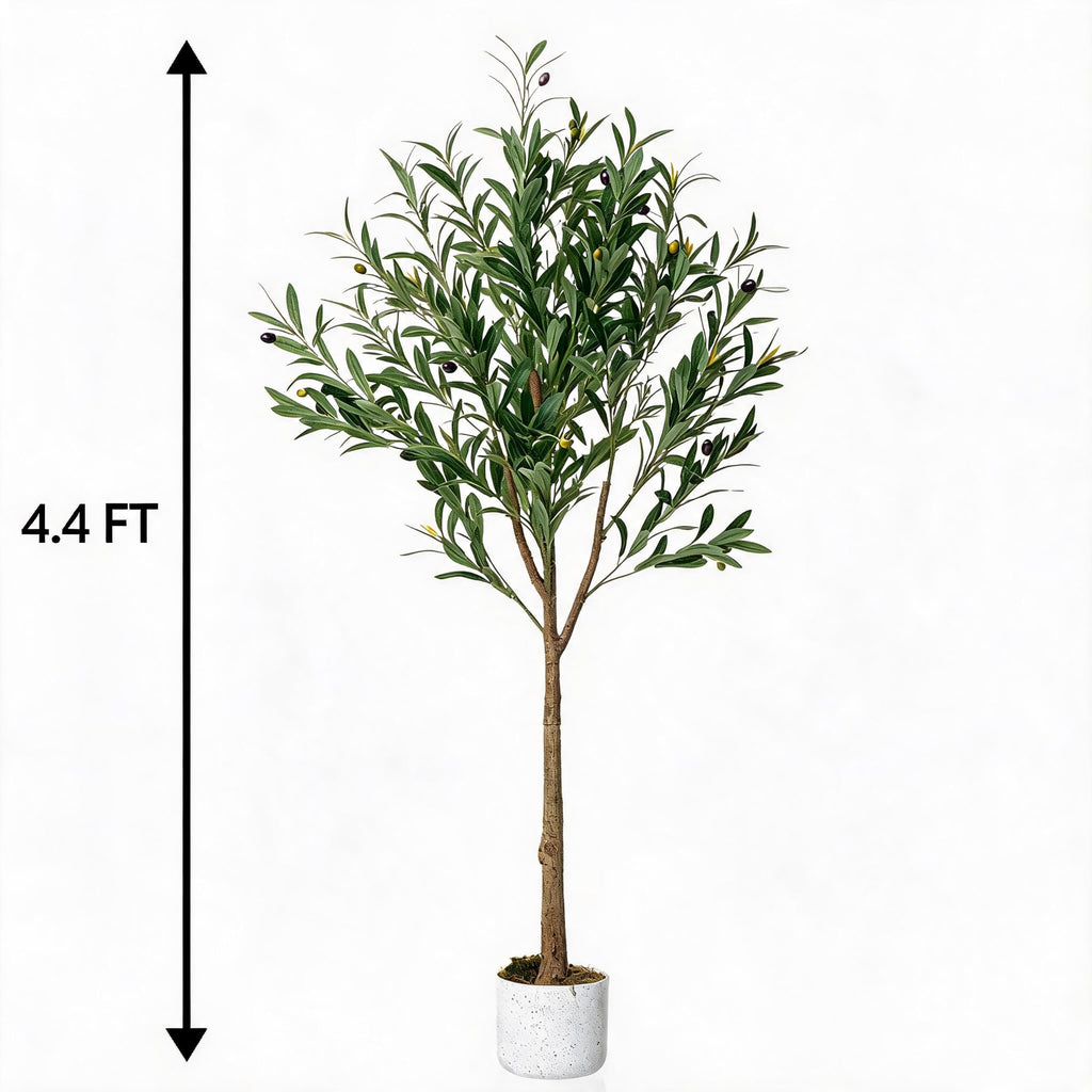 4.4FT Olive Trees with 22 Fruits & Silk Leaves
