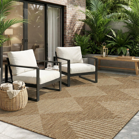 Outdoor Rug Carpet Patio Rug 5x7 ft Polypropylene Indoor Outdoor Rugs