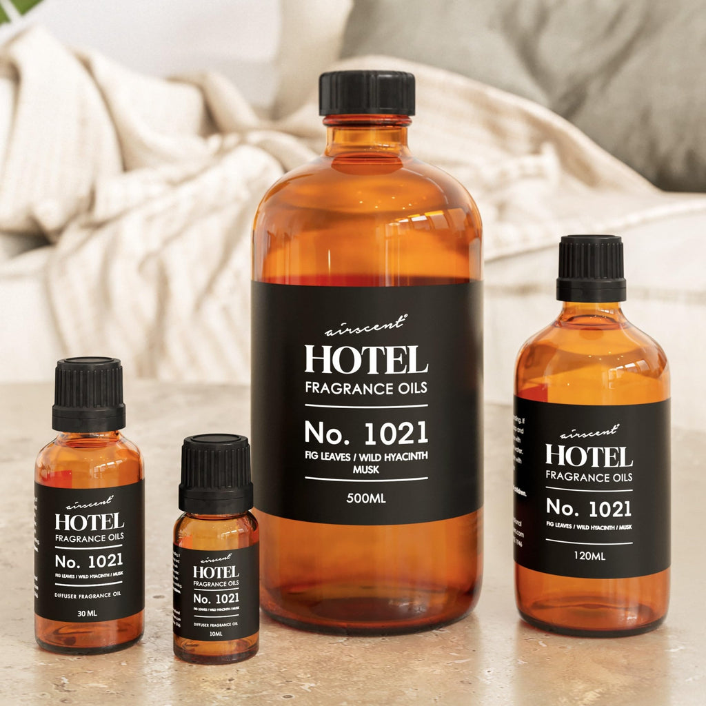 AirScent Hotel Diffuser Oil No. 1021 - Fig Hyacinth Sandalwood - 120 mL
