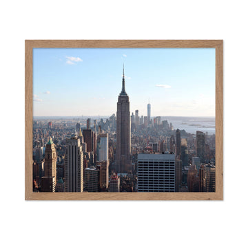 Master New York Poster - New York City Skyline Print - Photography - Architecture Design - Skyscraper Illustration