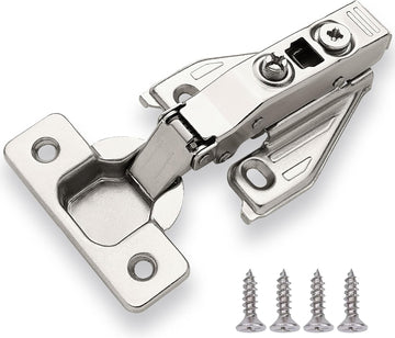 (50 PCS) Full Overlay Soft Close Cabinet Hinges Cabinets - 105° Face Frame Concealed Cabinet Door Hinge -3 Way
