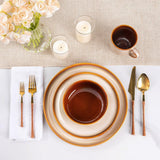 Ceramic Dinnerware Sets for 4,12-Piece Plates and Bowls,Handmade Reactive Glaze Dishes Set,Chip Resistant and Scratch