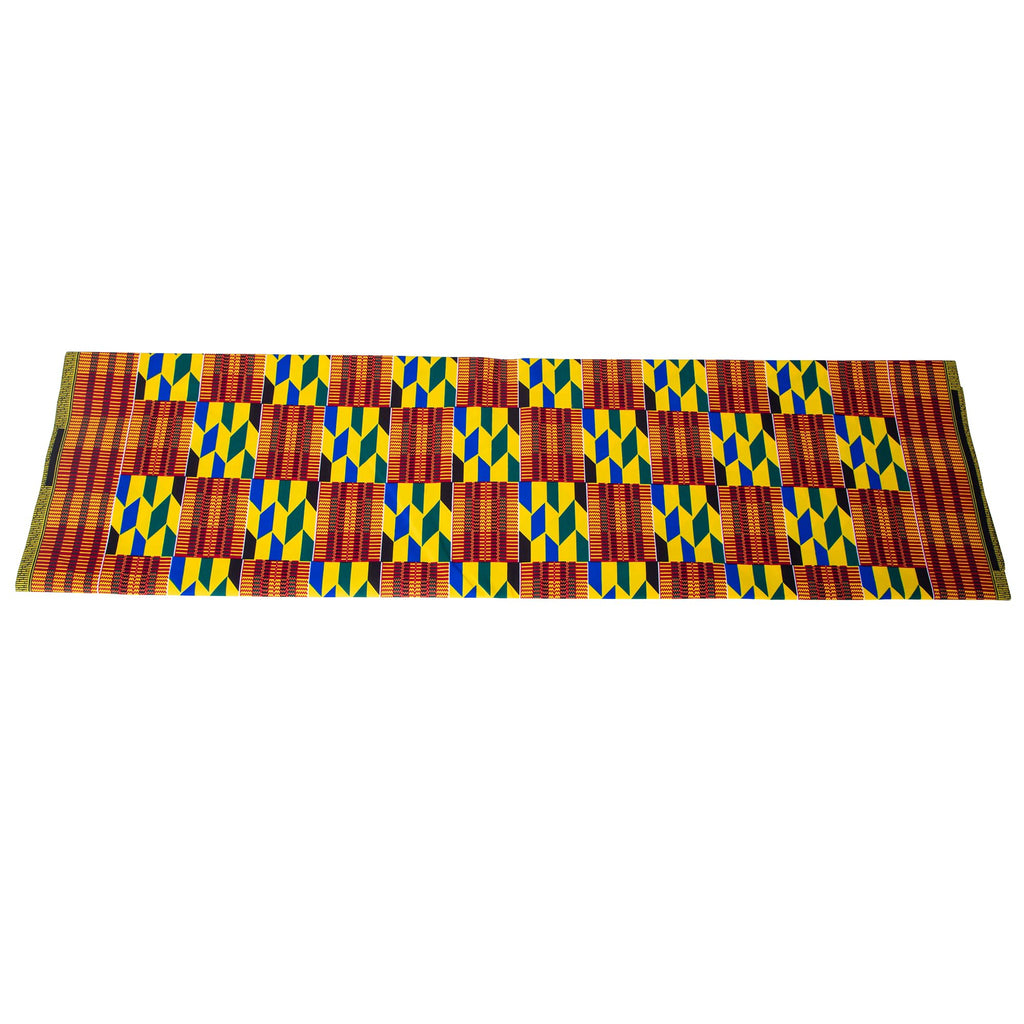 African Fabric 6 Yards Ankara Fabric Tribal Print Kente Cloth for Dashiki Party Dress