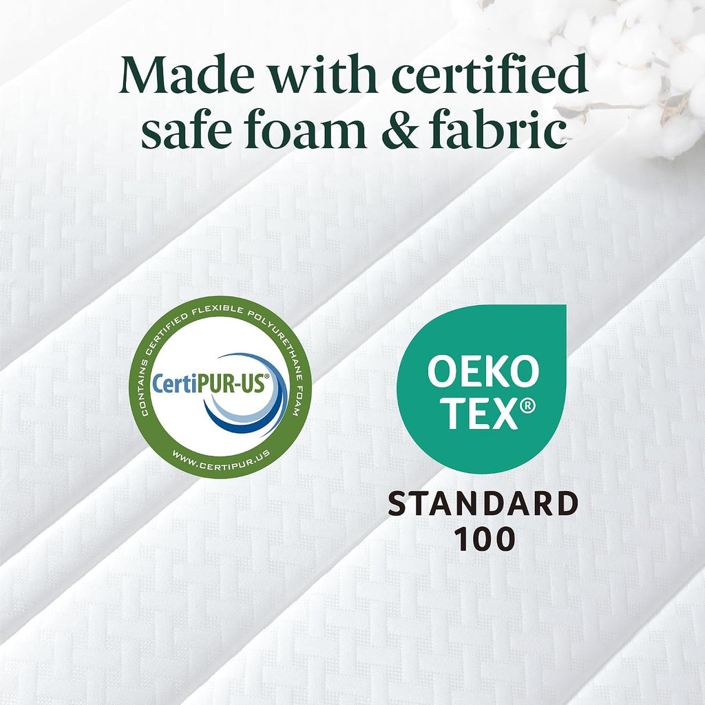 8 Inch California King Foam and Spring Hybrid Mattress, Medium Feel | Fiberglass Free, Durable Support, Mattress in a