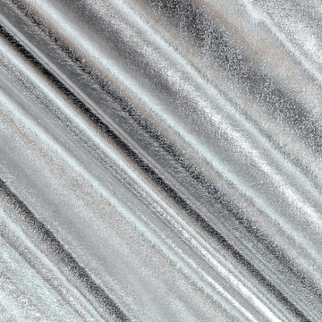 Polyester Spandex Lame Jersey Knit Metallic Fabric by The Yard, Silver